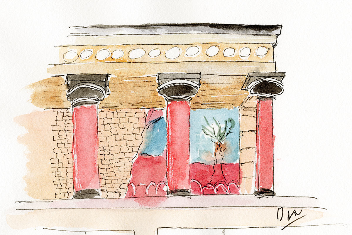 The Northern Entrance of Knossos