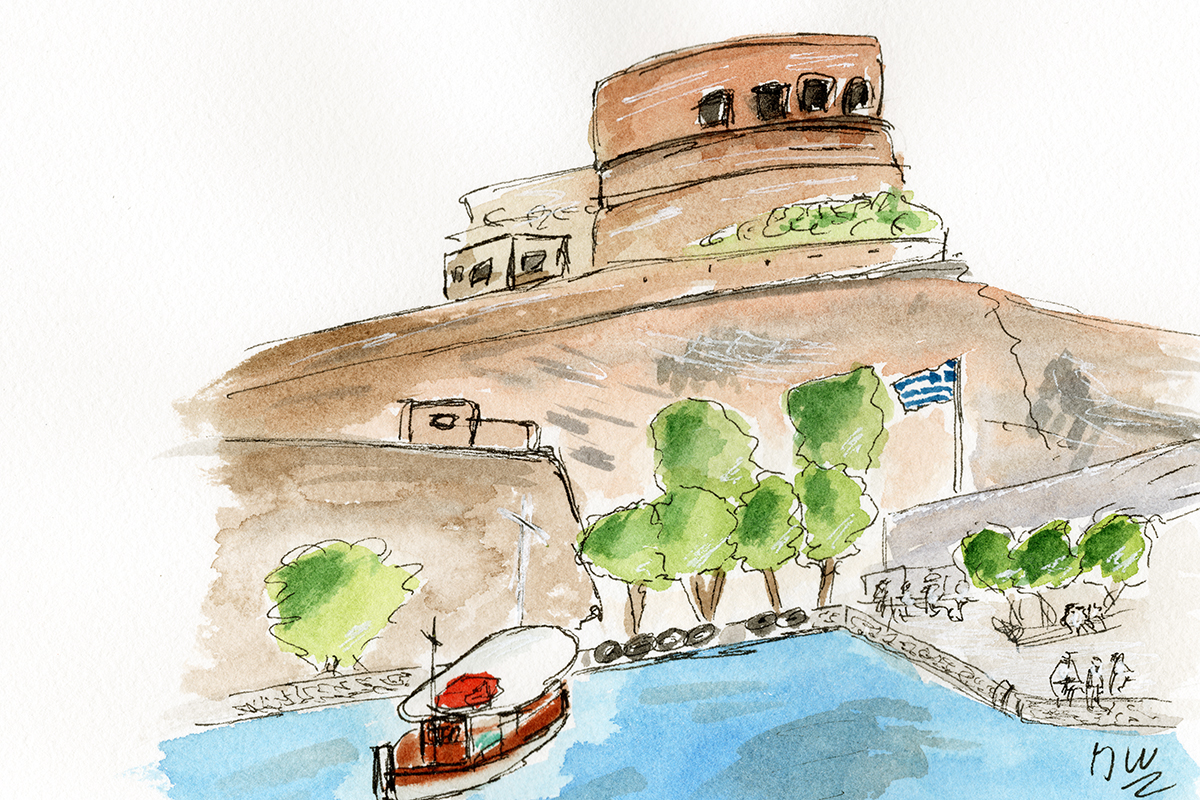 Spinalonga eiland, Kreta, Griekenland