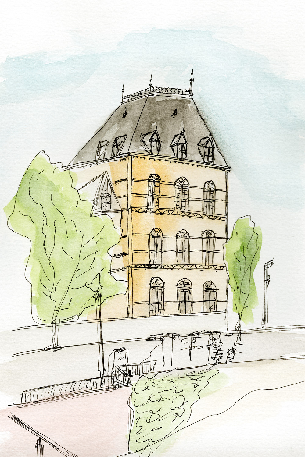 Impression of a Rijksmuseum Tower