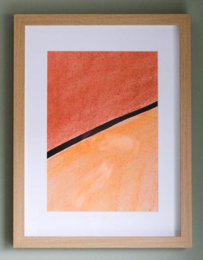 Abstract werk, kleur en lijn