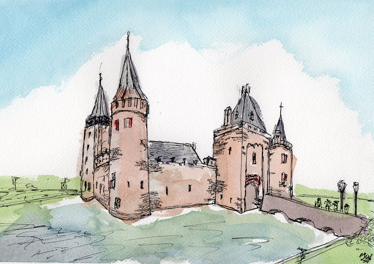 Het Muiderslot: Een Middeleeuws Meesterwerk